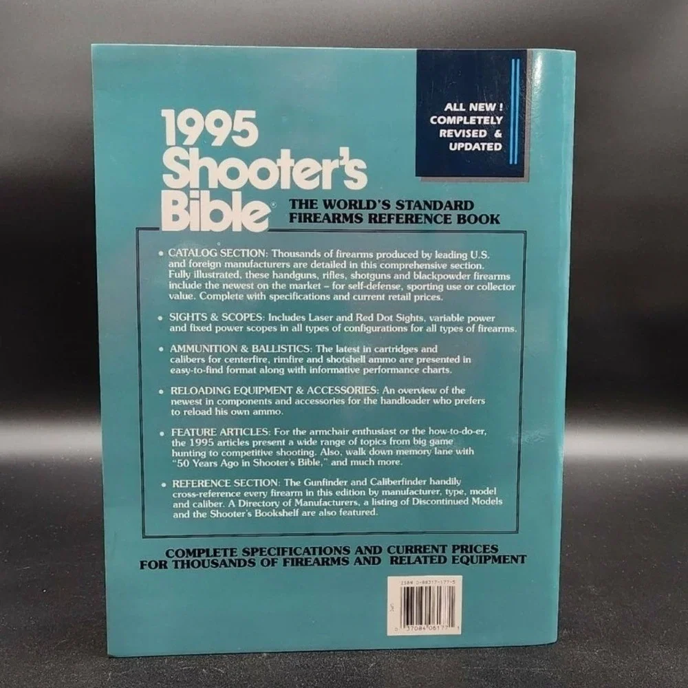 Shooter's Bible No 86 1995 Edition‎ Paperback New Old Stock Firearms Reference